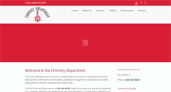 Desktop Screenshot of chimneydepartment.com